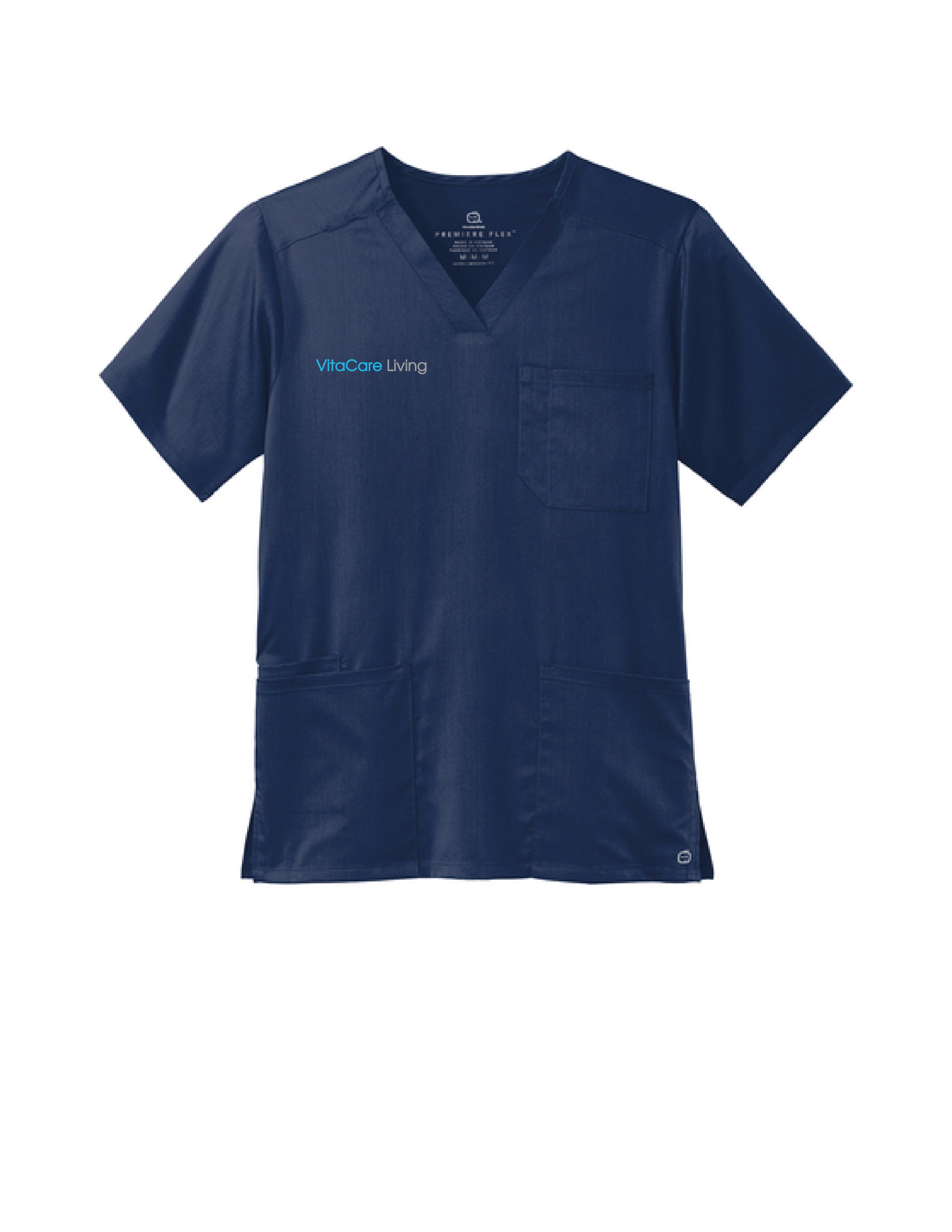 29 ) STYLE # WW5068 WONDER WINKS MENS PREMIRE FLEX  SCRUB TOP - VITA CARE