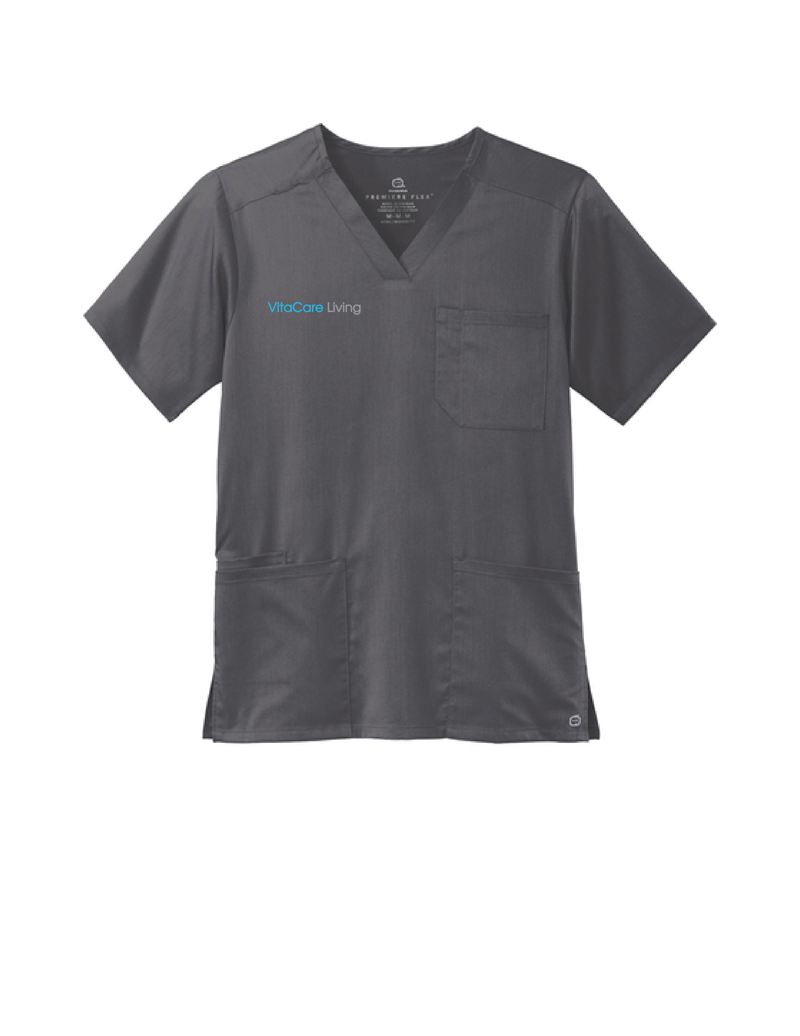 29 ) STYLE # WW5068 WONDER WINKS MENS PREMIRE FLEX  SCRUB TOP - VITA CARE