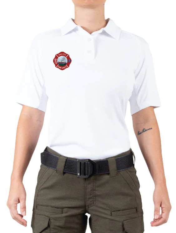 G2) #122509 FIRST TACTICAL WOMENS PERFORMANCE SHORT SLEEVE POLOS - DFD