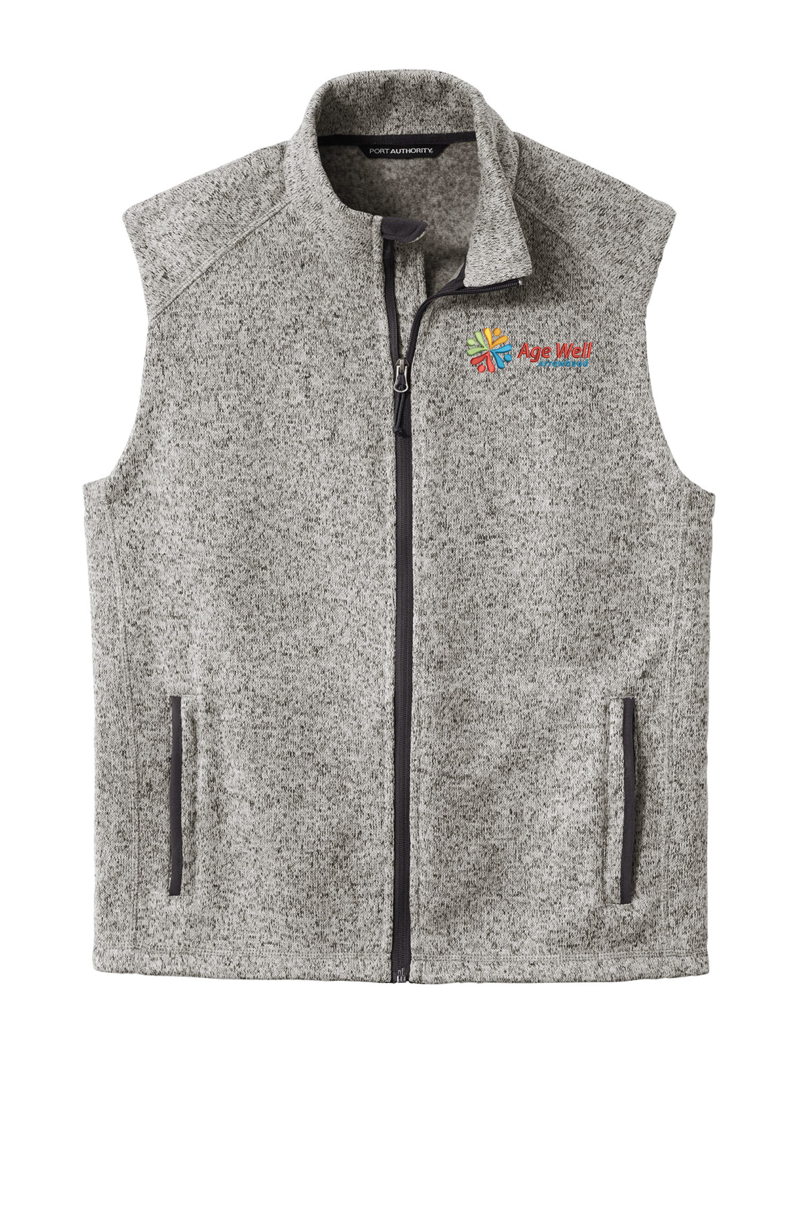 A5) F236  Port Authority® Sweater Fleece Vest - AGE WELL
