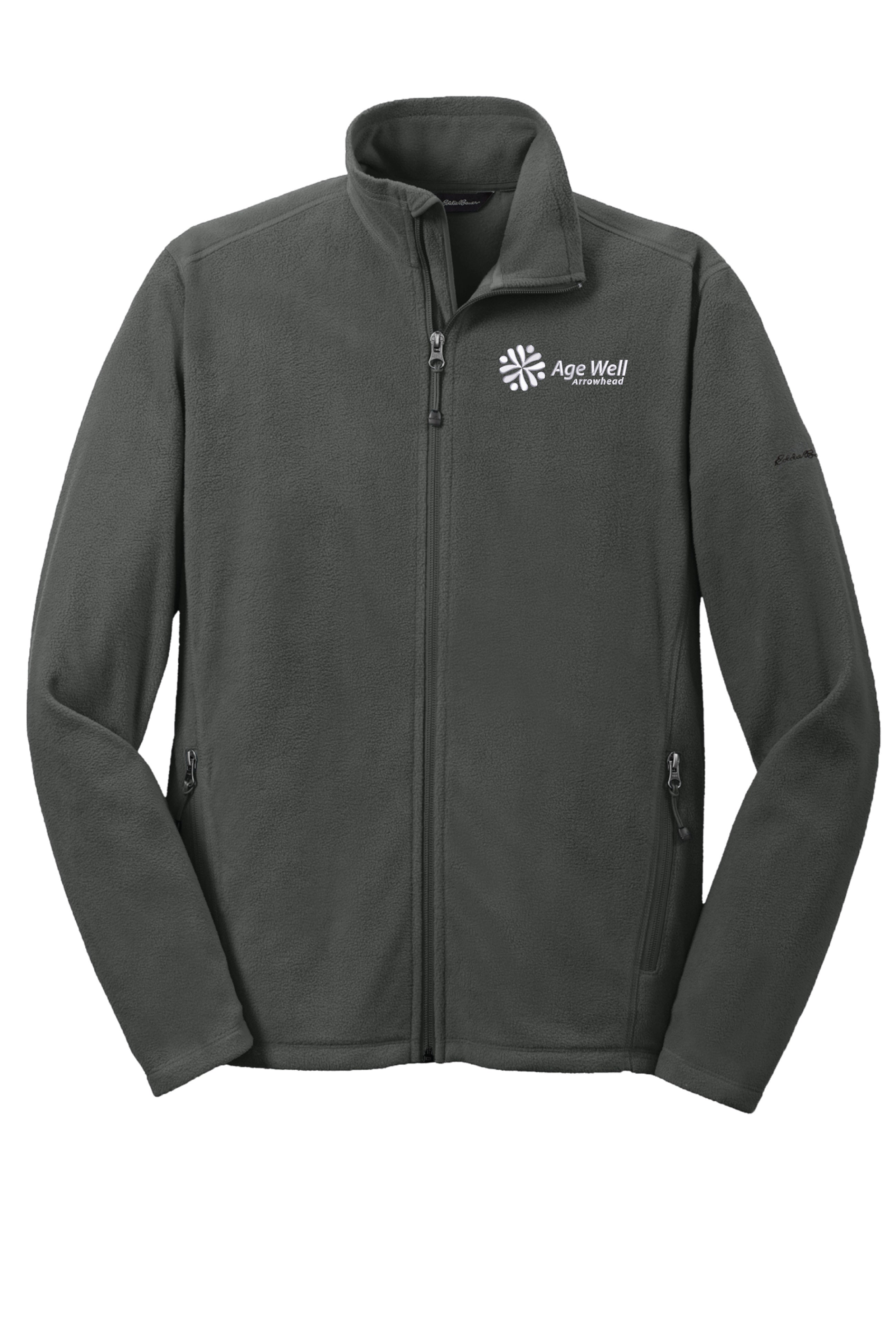A1) EB224  Eddie Bauer® Full-Zip Microfleece Jacket - AGE WELL