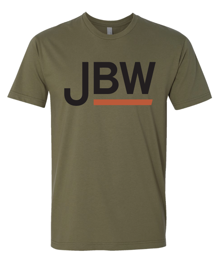 A) NEXT LEVEL #3600 COTTON T SHIRT JBW - SHORT PRINT