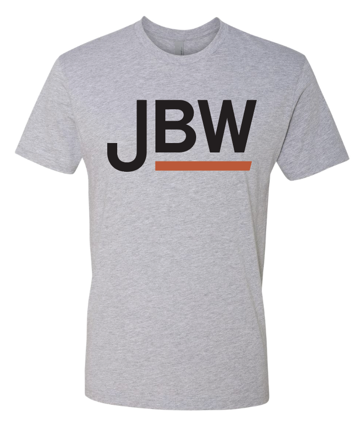 A) NEXT LEVEL #3600 COTTON T SHIRT JBW - SHORT PRINT