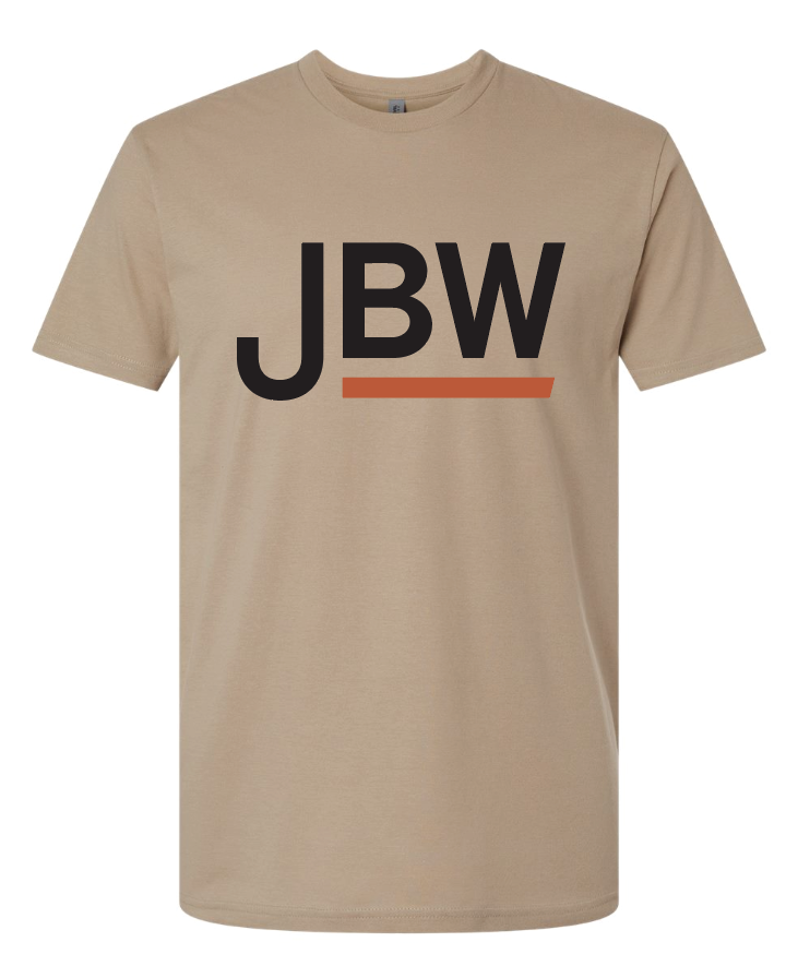 A) NEXT LEVEL #3600 COTTON T SHIRT JBW - SHORT PRINT