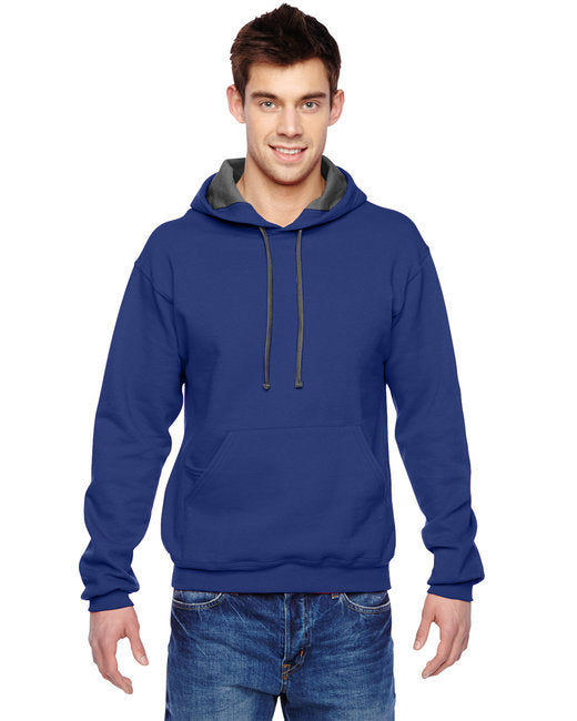 9) (B) STYLE # SF76R FRUIT OF THE LOOM SOFSPUN HOODIES