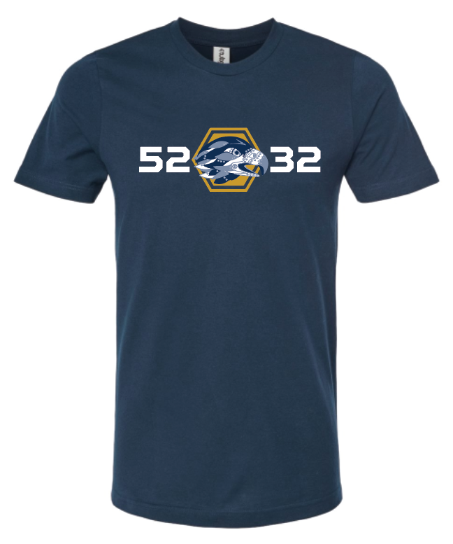 1) Tultex - Combed Cotton T-Shirt - 602, Navy Blue - HERMANTOWN ROBOTICS