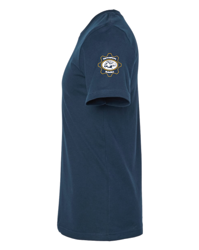 1) Tultex - Combed Cotton T-Shirt - 602, Navy Blue - HERMANTOWN ROBOTICS